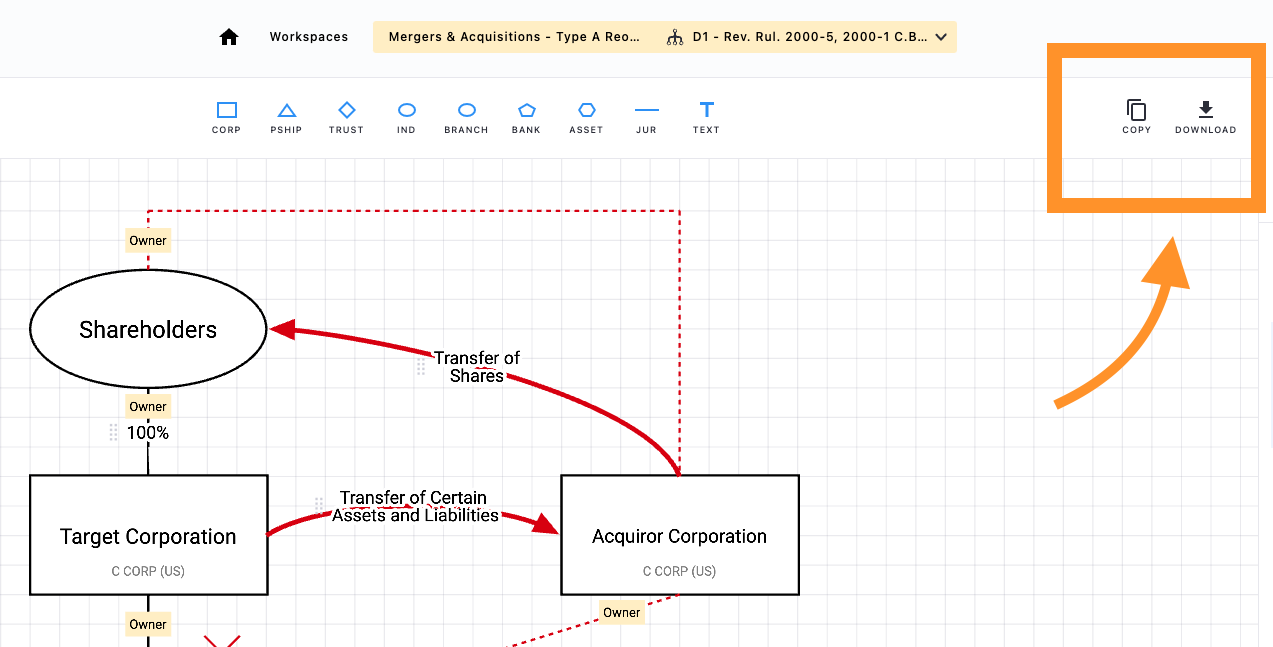 screenshot of Blue J Diagramming